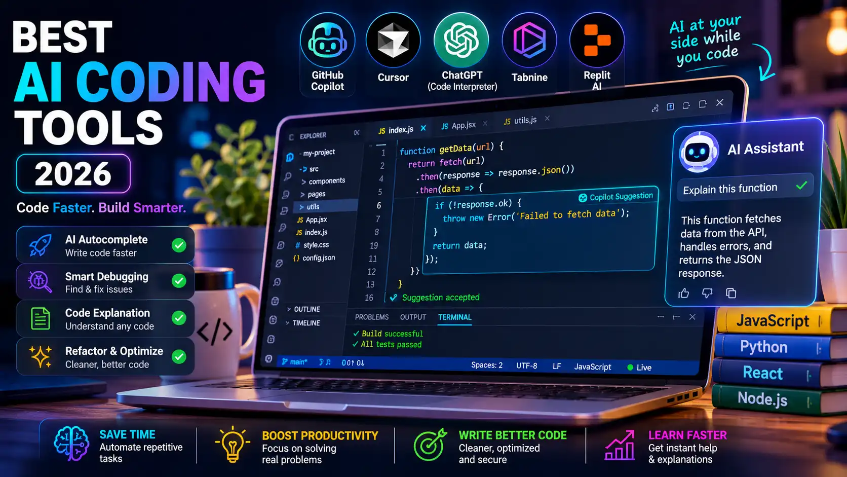 Best AI Coding Tools in 2026: GitHub Copilot, Cursor, and More